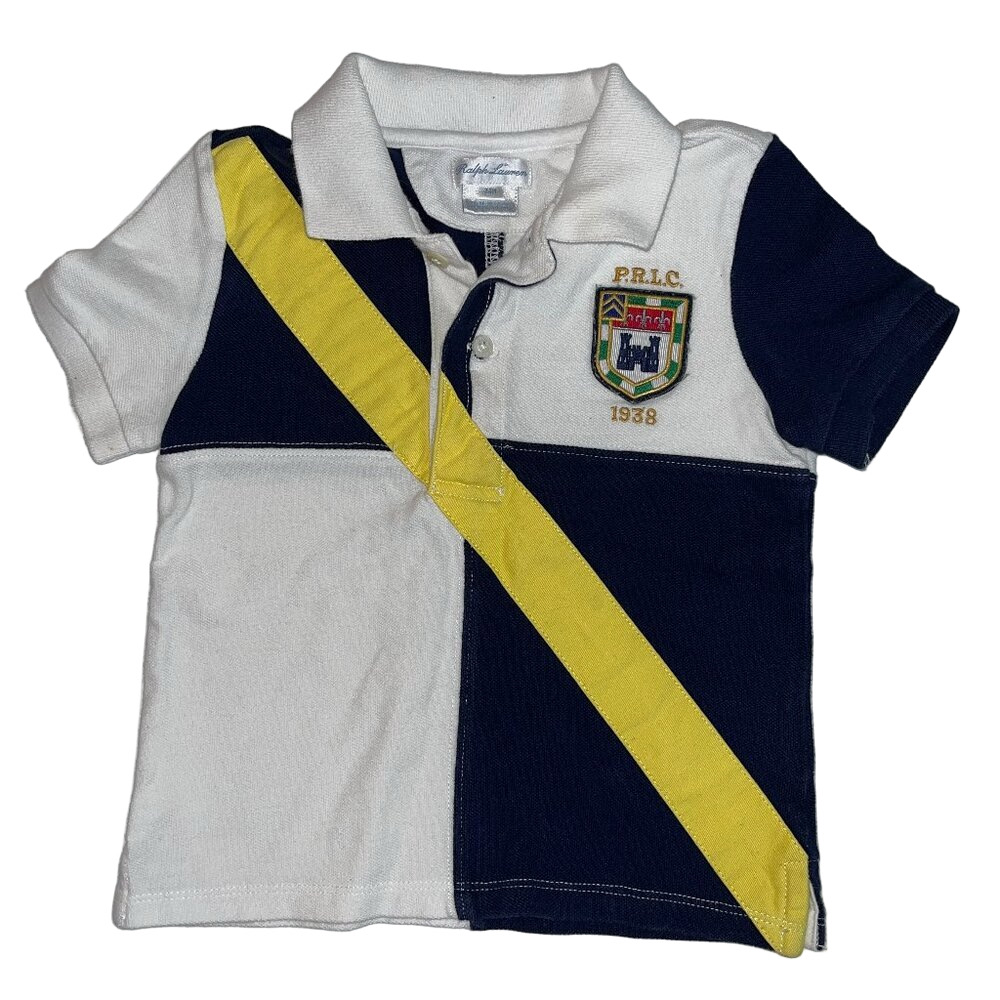 Ralph Lauren Baby Boys Polo Shirt 24 Months Multicolour Cotton Classic Preppy